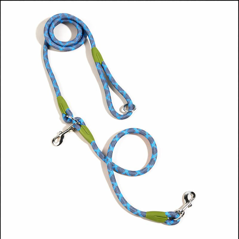 Reflective Hands-Free Nylon Dog Leash – Adjustable, Durable & Safe for Running and Walking