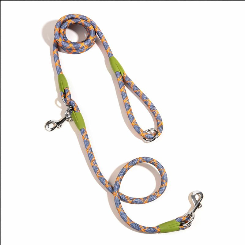 Reflective Hands-Free Nylon Dog Leash – Adjustable, Durable & Safe for Running and Walking